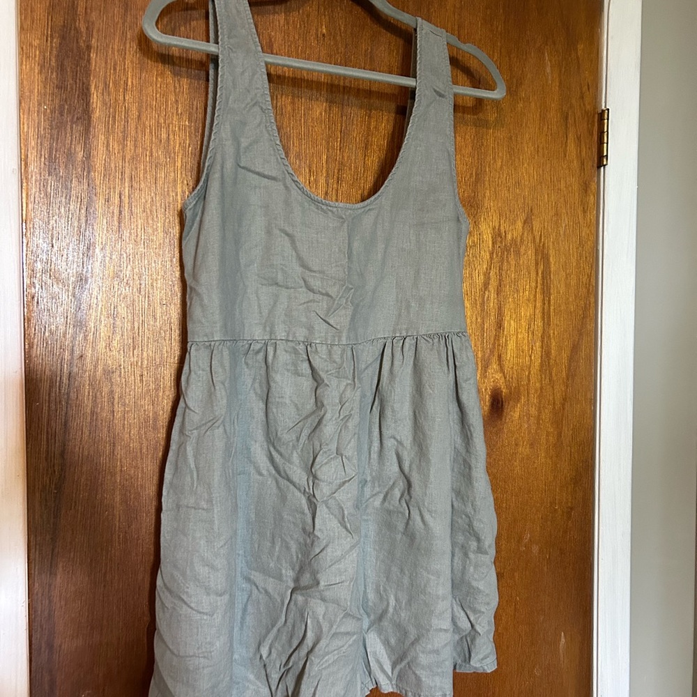 Afends “Jesse” Mini Dress in Color Olive